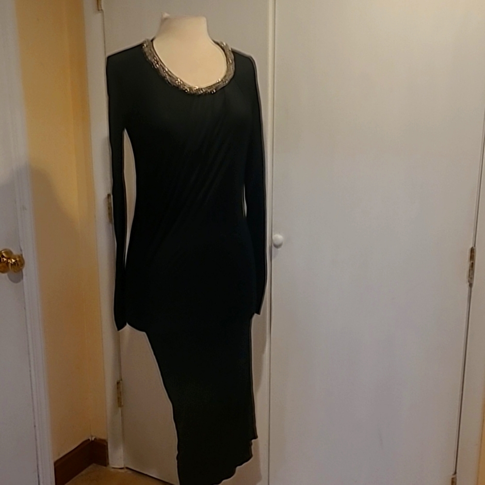 Long sleeve gown